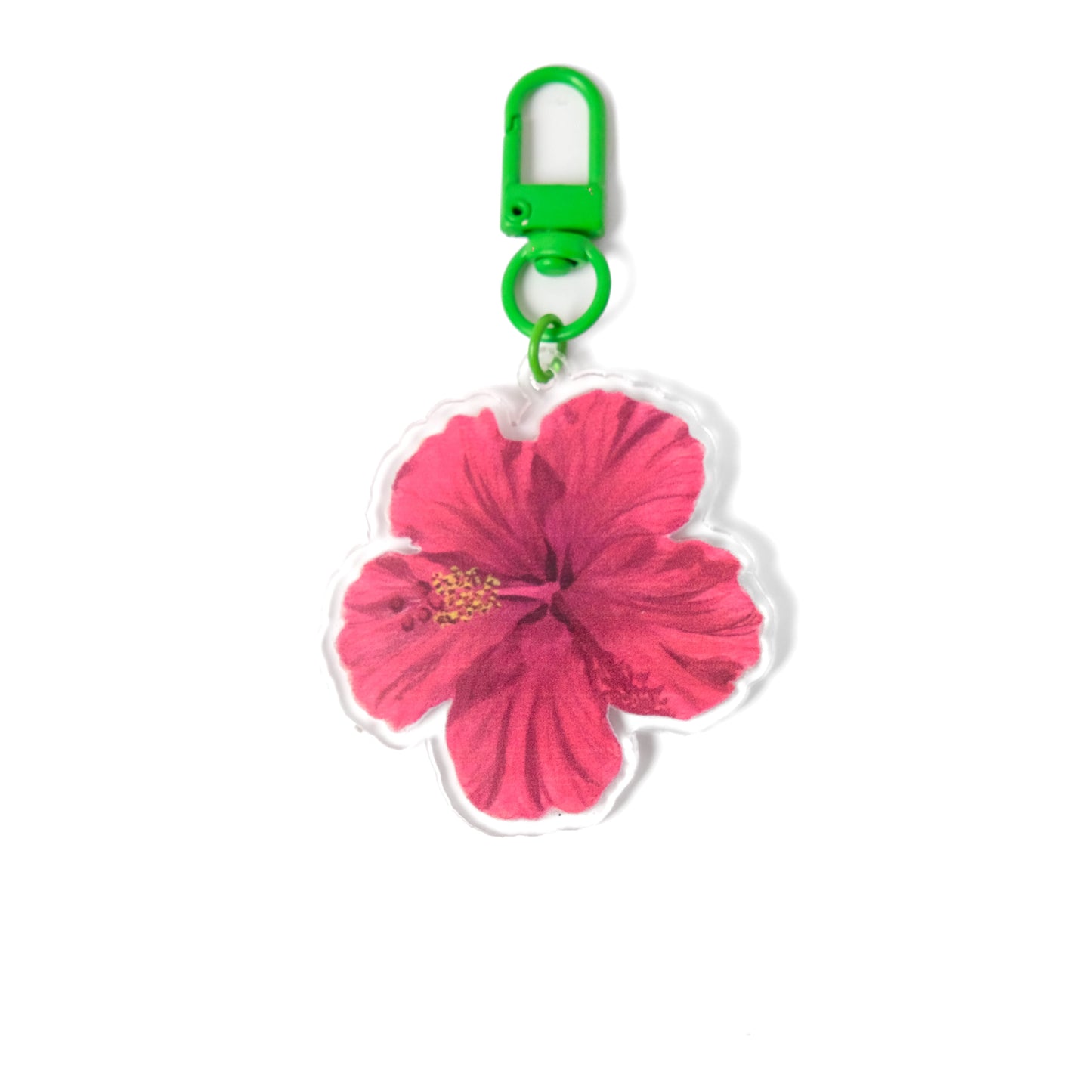 Summer Hibiscus Keychains