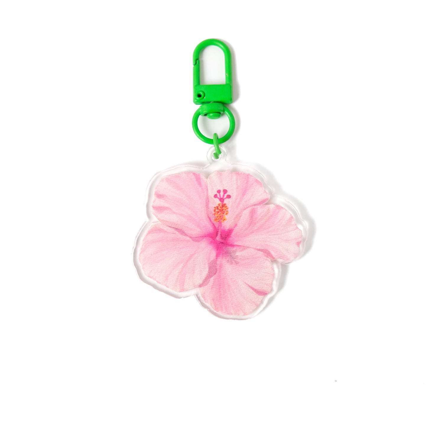 Summer Hibiscus Keychains
